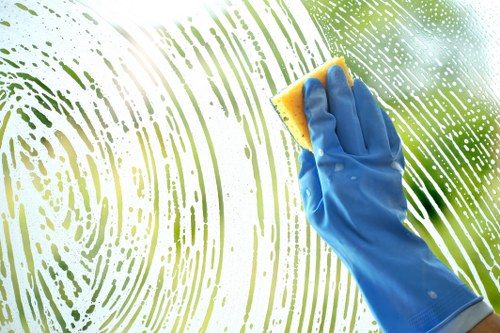 Carpet cleaning team using sustainable methods in North Kensington
