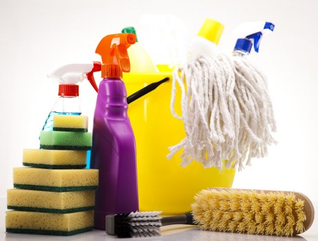 Hot water extraction equipment used for carpet cleaning